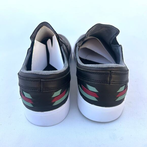 Nike Men’s SB Zoom Stefan Janoski Slip RM Sneakers Slip Ons 11.5 Black Woven - Picture 7 of 9